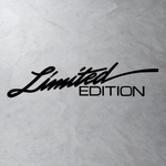 Виниловая наклейка на авто "Limited edition"