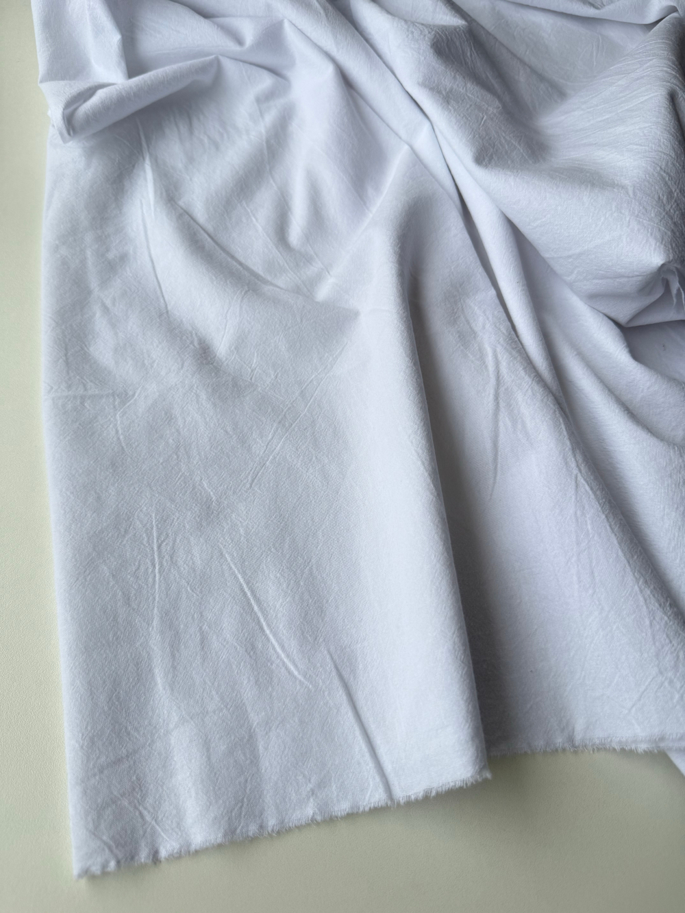 Вареный хлопок 250см. Белый