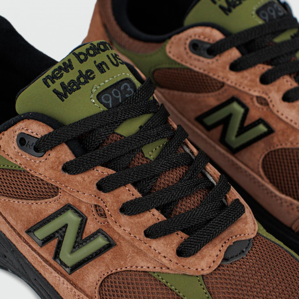 кроссовки New Balance 993 Brown Green