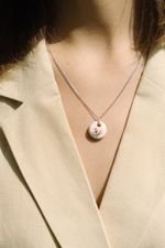 Кулон Цветок, керамика