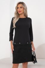 Платье Невада (черный)-46р-р Р11-1149 Nikol