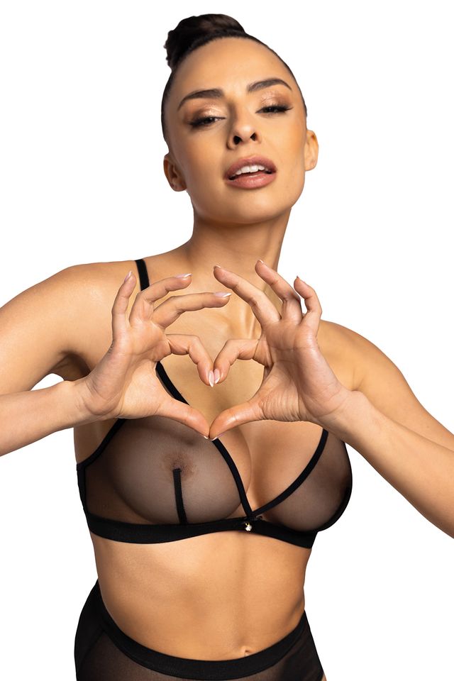 Мягкий полупрозрачный бюстгальтер Aggie