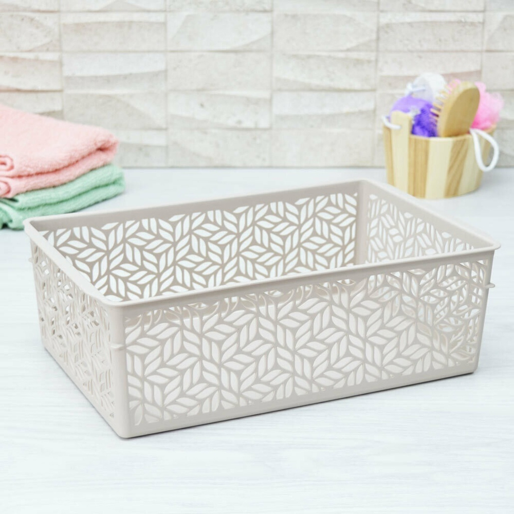 Корзина универсальная 4,3л "Linden" (бежевый)