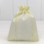 Мешочек 18х23см Лен искусственный (Бежевый)