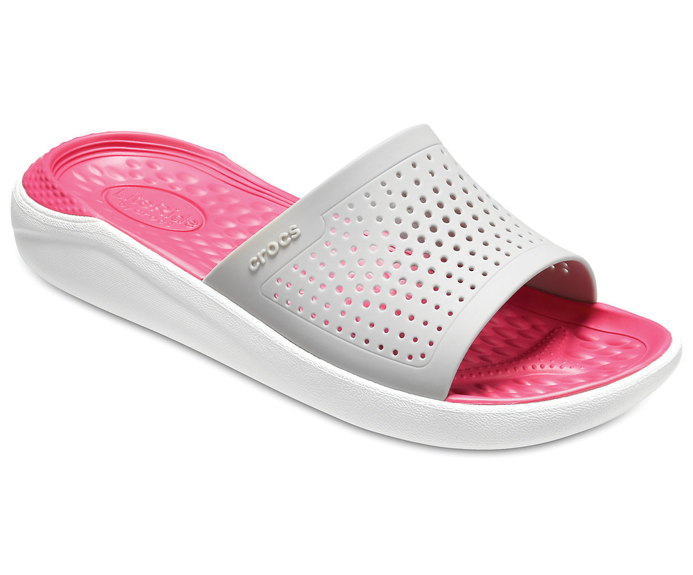 Шлепанцы CROCS LiteRide Slide Pearl White/White