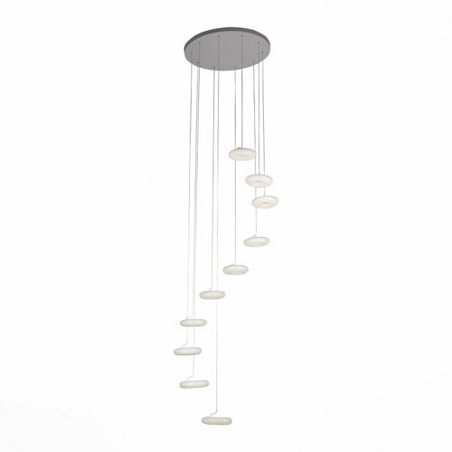 SL902.503.10 Светильник подвесной ST-Luce Белый/Белый LED 10*7W 5000K