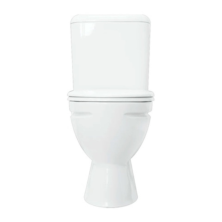 САНИТА Унитаз-компакт Стандарт комфорт, косой выпуск, 620*370*780 мм