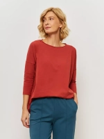 Лонгслив оверсайз с рукавом 3/4