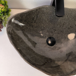 Каменная раковина из речного камня RS-05382 (54*41*15) 0862 из натурального камня