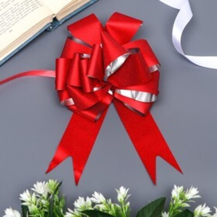 Бант большой шар №5 красный