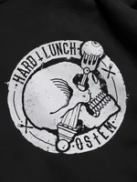 Худи Hardlunch x Ostem черный