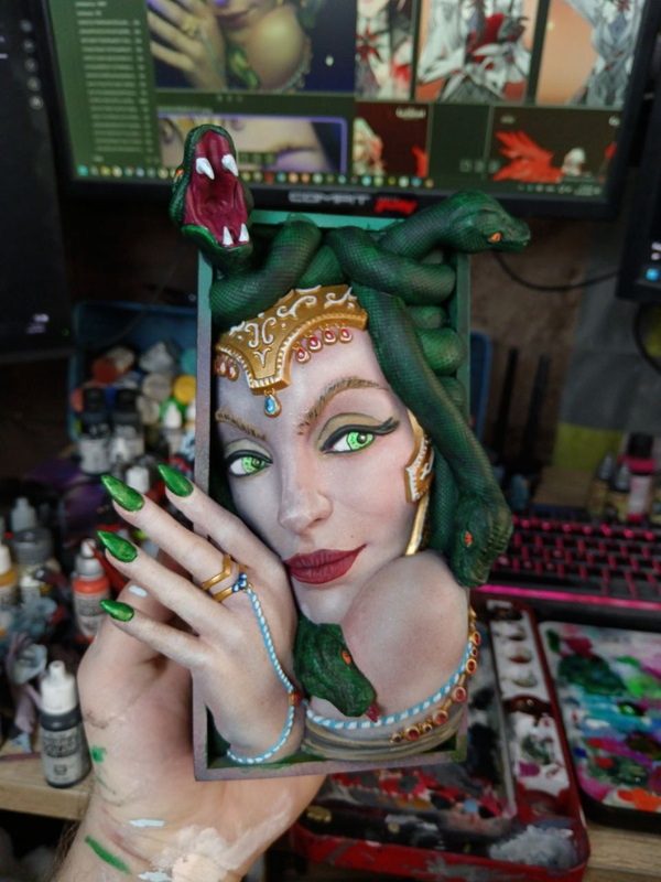 Медуза/Крыс/Яга/Мимик/Зомби/Огр/Энт/Оборотень/Бихолдер Держатель для книг