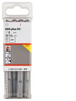 Бур SDS plus-5х 8 х 50/110 мм 2608833898