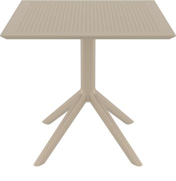 Стол пластиковый Sky Table 80 бежевый Siesta Contract Турция