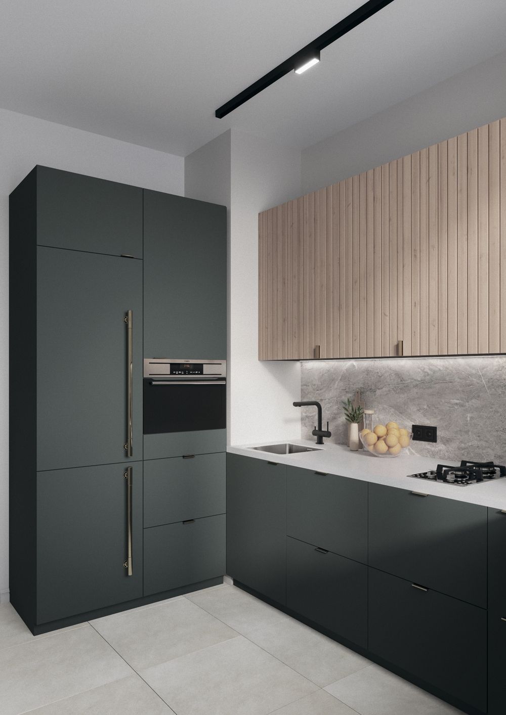 Трековый магнитный светодиодный светильник Maytoni Basis Rot Gravity TR075-2-10W3K-B