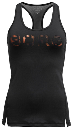 Женский топ теннисный Björn Borg Racerback Tank Medal W - black gold