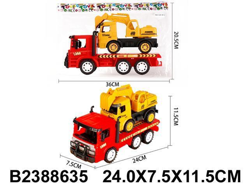 Автовоз ин. 247см +спецтехника, пакет 328-B12