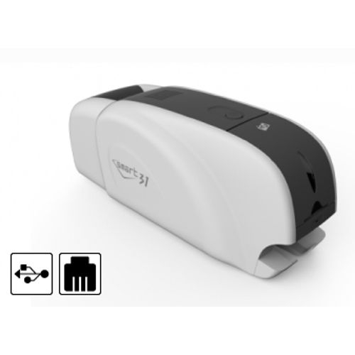 Принтер для печати на пластиковых картах Smart 31 Dual Side Ethernet/USB