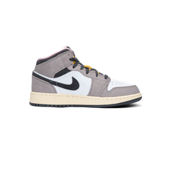 Кроссовки Jordan 1 Mid SE "White Cave Stone" GS