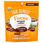Four Sigmatic, Focus, органический растворимый кофе с ежовиком гребенчатым и яконом, средняя обжарка, 50 г (1,76 унции)