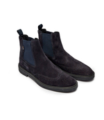 Кожаные челси calev_cheb BOSS BLACK - темно-синий(50523007)