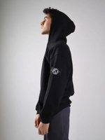 Худи с патчем черный Город Горький мужское