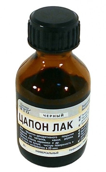 Лак ЦАПОН черный фл. 30мл, стекло