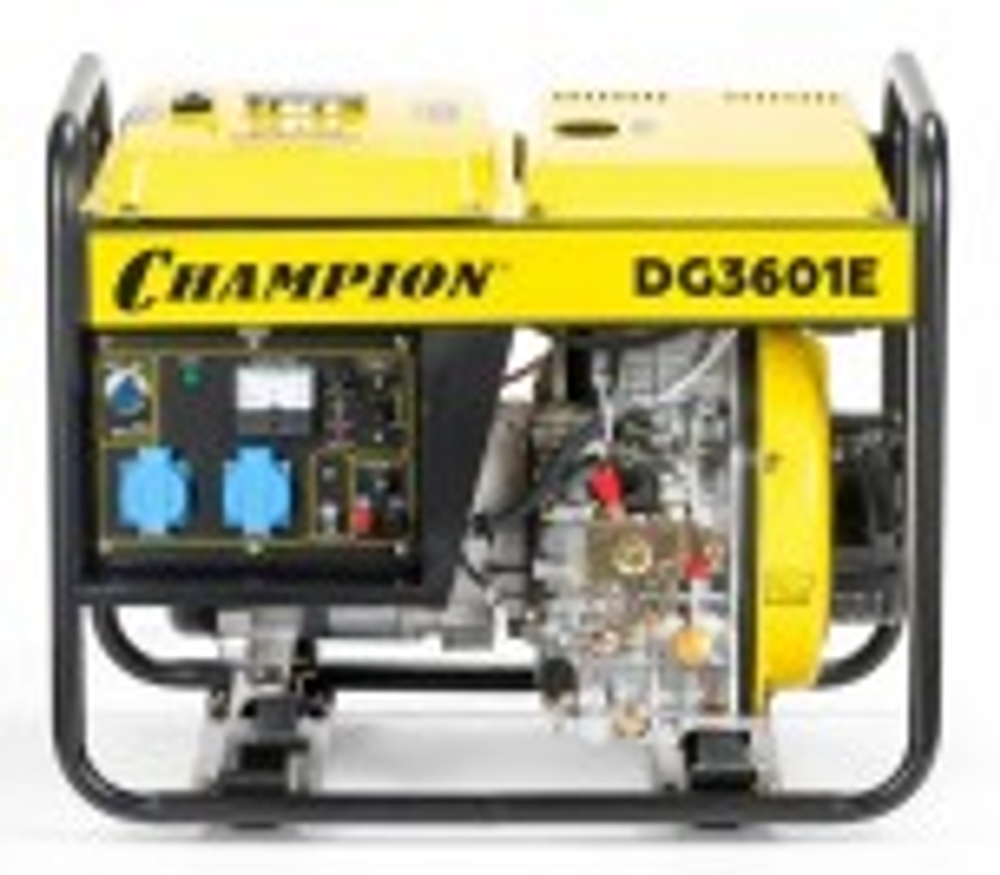 Генератор дизельный с воздушным охлаждением CHAMPION DG3601E