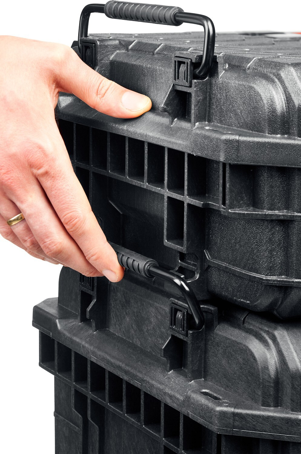 KETER GEAR ORGANIZER, 560 х 345 х 128 мм, (22″), пластиковый ящик-органайзер с 7 съемными ячейками (38374)