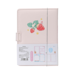 Mumuso Блокнот B6 — компактный и милый блокнот с розовой мягкой обложкой