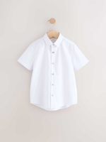 Рубашка с коротким рукавом для мальчика Next AB7-082, Белый