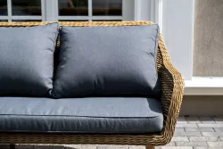 "Прованс" лаунж-зона плетеная из искусственного ротанга, цвет соломенный