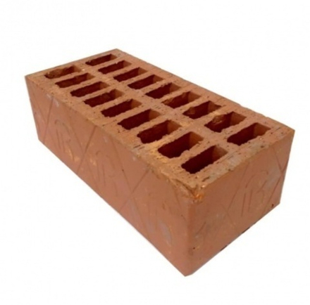 Кирпич рядовой керамический пустотелый утолщенный М125