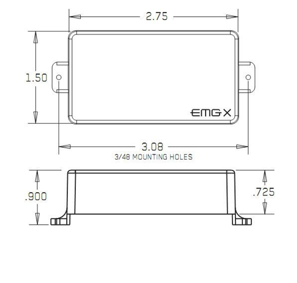 ЗВУКОСНИМАТЕЛЬ EMG 60X-CHROME