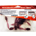 10 шт 5 см Силиконовая приманка креатура головастик слаг RuBaits Tadpole Рыболовная приманка для рыбалки на окуня на щуку на форель на судака На спиннинг джиг микроджиг 0,9 гр.