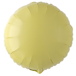 Шар фольгированный Круг 45 см (Желтый)