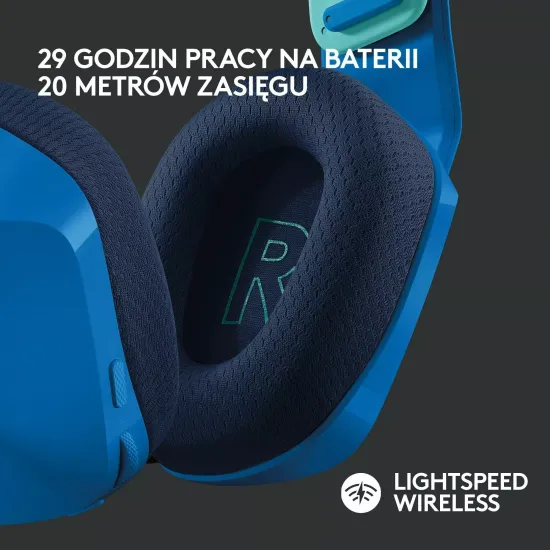 Беспроводная компьютерная гарнитура Logitech G G733 LightSpeed, blue