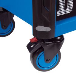 KING TONY (87SQ33-7B-BK) Тележка инструментальная, 7 выдвижных ящиков, «SQUAD», широкая