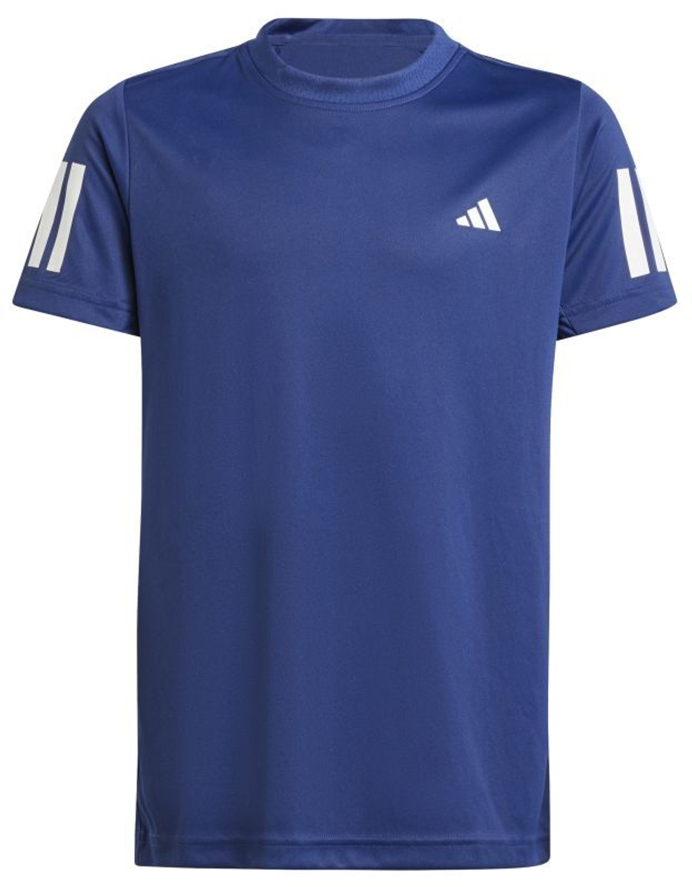 Футболка для мальчика теннисная Adidas Boys Club 3-Stripes - небесный