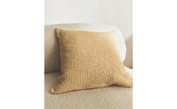 Zara Home наволочка декоративная из хлопка, зелёный · 1137/007