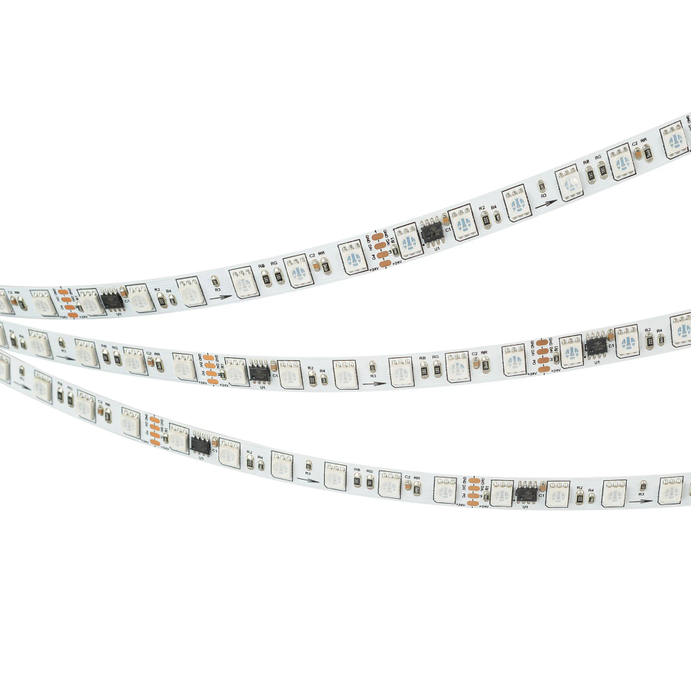 Светодиодная лента DMX-B72-10mm 24V RGB-PX6 (16 W/m, IP20, 5060, 5m) (Arlight, -) 037869