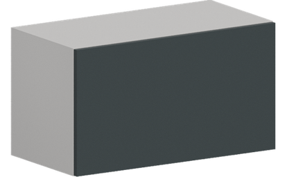 Кухня Модуль ШВГ 650 Графит / Бирюзовая мята