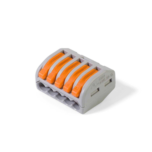 Клемма рычажковая универсальная Wago 222–415 Wago (40 шт.)