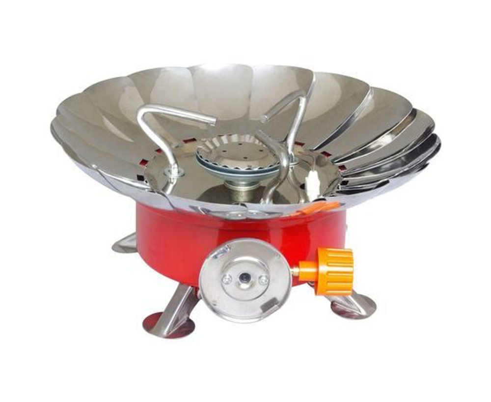 Плитка газовая портативная GS-100, 1,3кВт (15х15х12см) пьезоподжиг, чехол+коробка Energy 146006