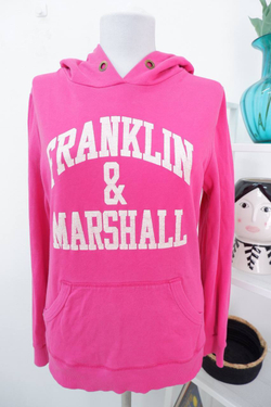 Худи Franklin&Marshall ярко-розовое 46 размер