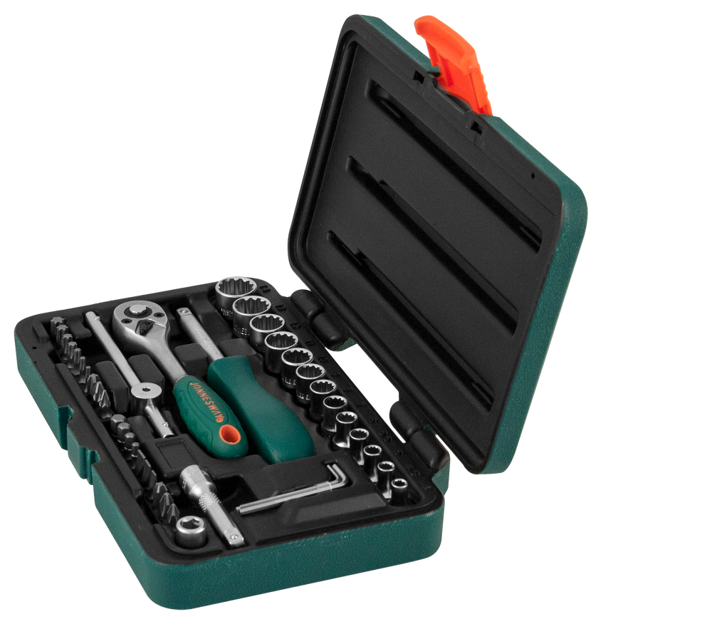 S68H2141S Набор головок торцевых 1/4"DR Super Tech, 41 предмет