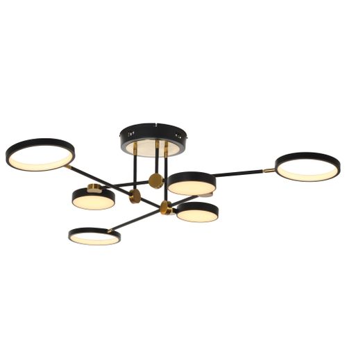 Потолочная люстра на штанге светодиодная MyFar Mandy MR1230-6CL