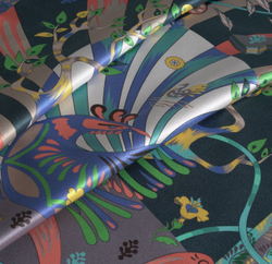 Наволочка 50x70 Mollen Алконост темно-бирюзовая хлопковая