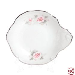 Набор розеток с ручкой Bernadotte Серая роза платина 13 см(6 шт)