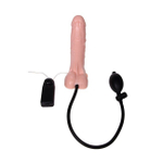 Надувной вибро-фаллос на присоске Rumor (Цвет: телесный)